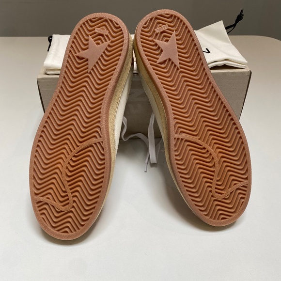 Golden Goose Ball Star Sneaker White Leather/Pink sz 38 New in Box - Picture 8 of 13